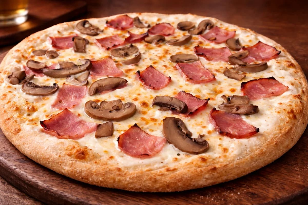Pizza Kebab Pidepizza con carne de pollo y cheddar
